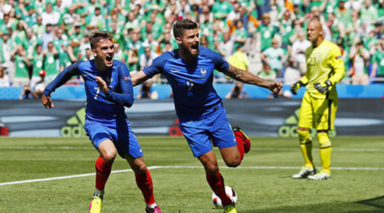 Гризман изведе Франция до обрат срещу борбената Ирландия