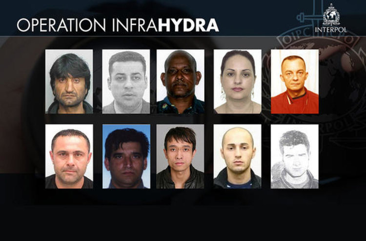 Интерпол отправя апел за съдействие за откриването на 10 лица, сред които е и българинът Кольо Колев