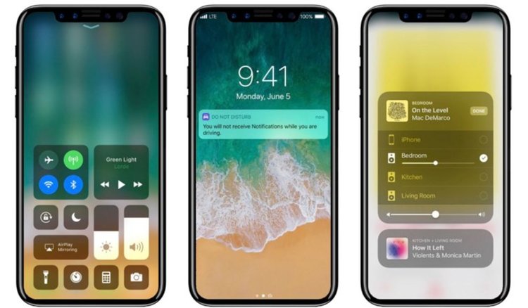 Ето и новия дизайн на iPhone 8