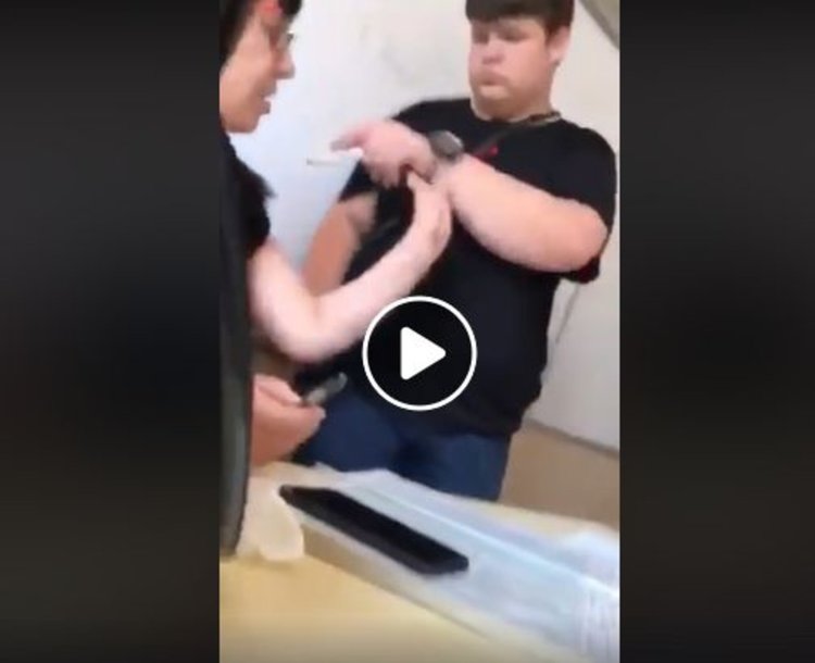 Видео в социалните мрежи показва агресивно поведение на ученик към учител 