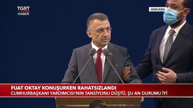 На турския вицепрезидент Фуат Октай му прилоша по време на пряко телевизионно предаване