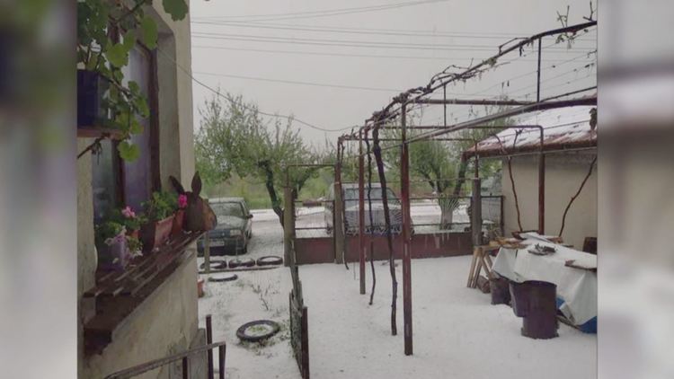 Мощна градушка удари Северозападна България