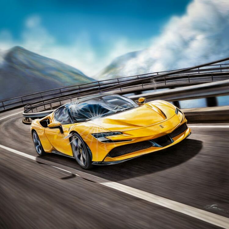 Да ти падне новото хибридно Ferrari от камиона