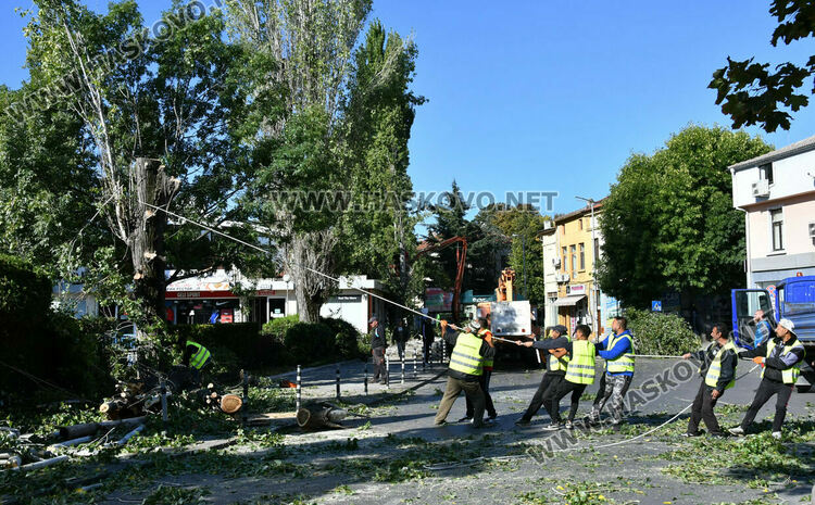 Затвориха временно бул. „България” от РЗИ до Зеленчуковия пазар