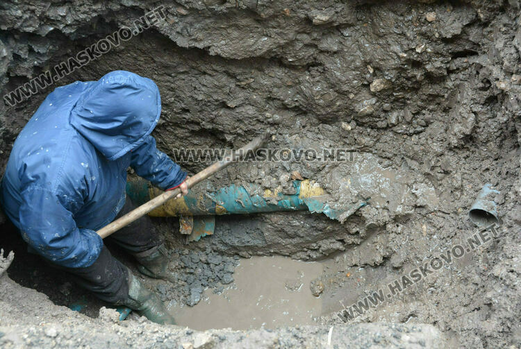 Хасковски квартал без вода заради авария